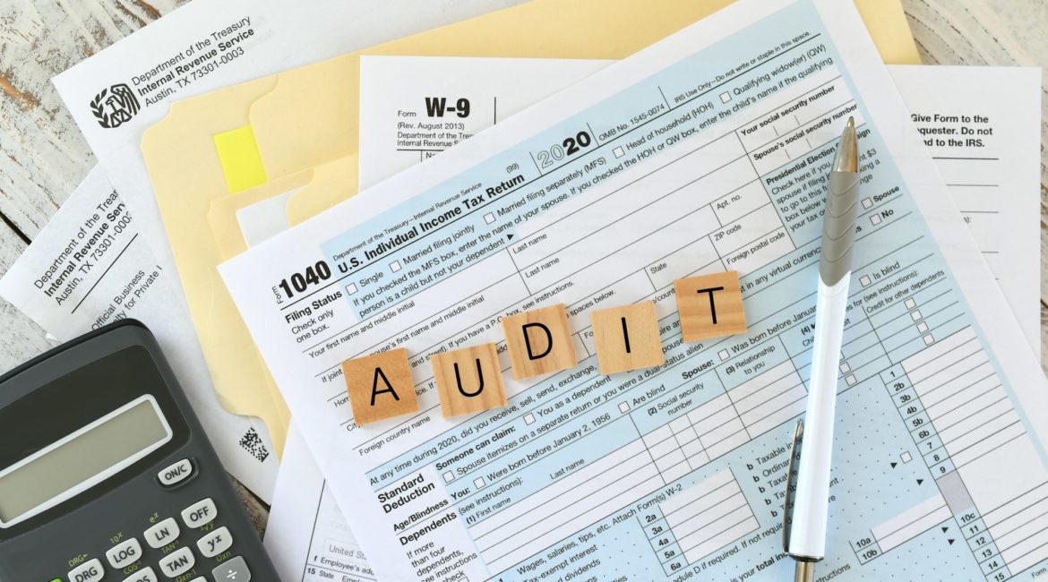 Being audited by the IRS for your income taxes. Tax return audit