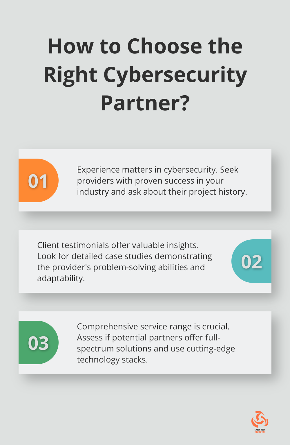 Infographic: How to Choose the Right Cybersecurity Partner? - cybersecurity near me